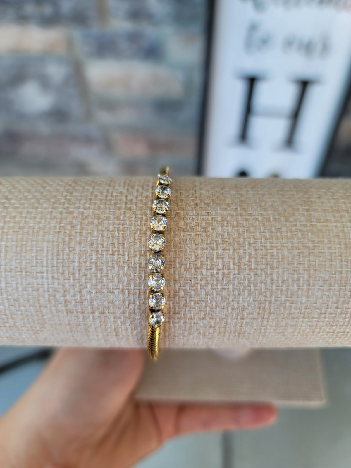 Solenne Waterproof Crystal Bracelet