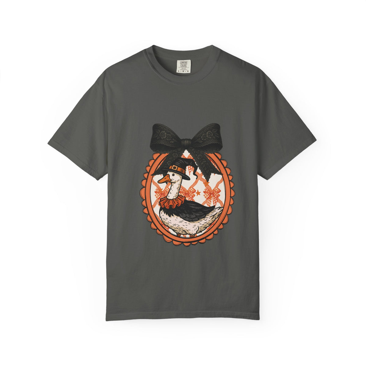 Duck Cameo T-Shirt — Vintage Ribbon Portrait Tee