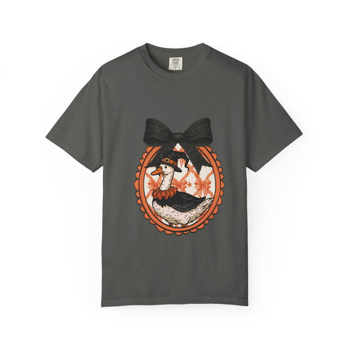 Duck Cameo T-Shirt — Vintage Ribbon Portrait Tee