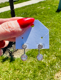 Celeste Crystal Ear Jacket Earrings-Silver