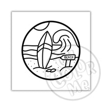 Mini Coloring Book Calming Scenes