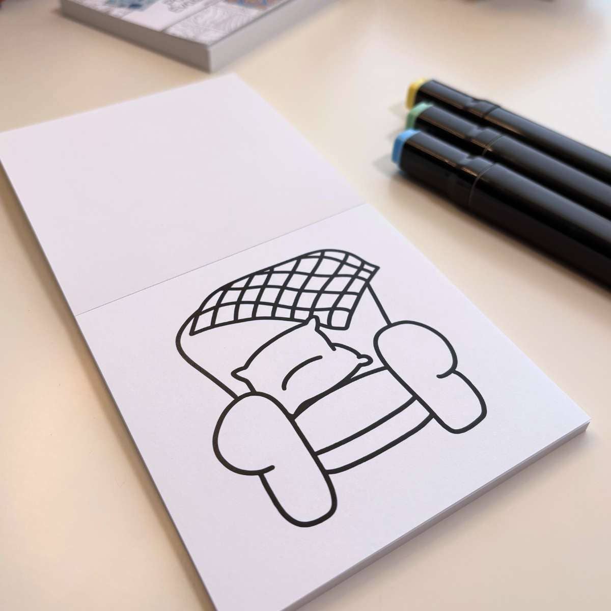 Mini Coloring Book Cushy & Cozy