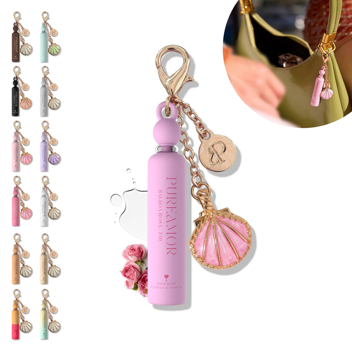 Balboa Rosa | Pheromone Keychain Perfume Oil - 2ml
