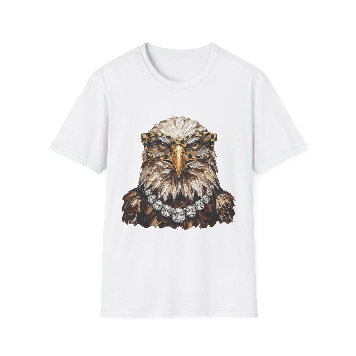 Eagle Portrait T-Shirt — Bold Realistic Bald Eagle Graphic Tee