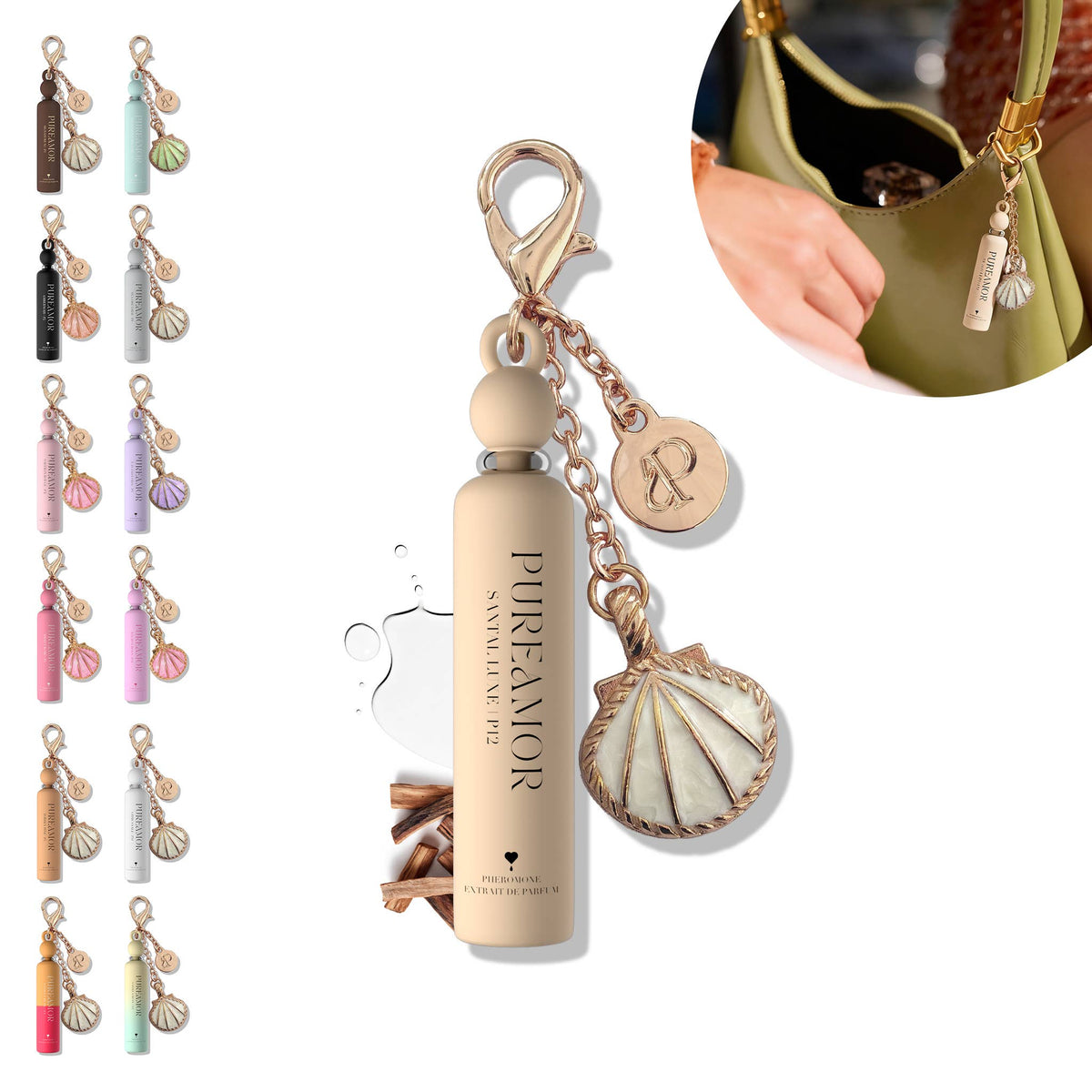 Santal Luxe | Pheromone Keychain Perfume Oil - 2ml