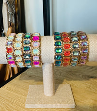 Prism Pop Crystal Stretch Bracelet | Multiple Colors