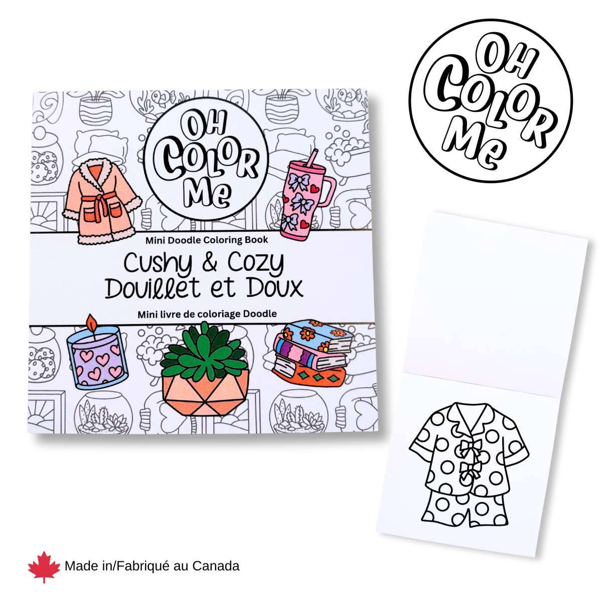 Mini Coloring Book Cushy & Cozy