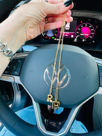 ✨ Waterproof Luxe Initial Necklace — PREORDER