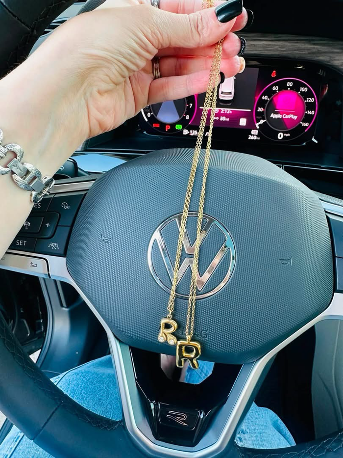 ✨ Waterproof Luxe Initial Necklace — PREORDER