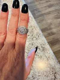 Alessia 3 Piece Grand Halo Ring Set