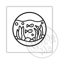 Mini Coloring Book Calming Scenes