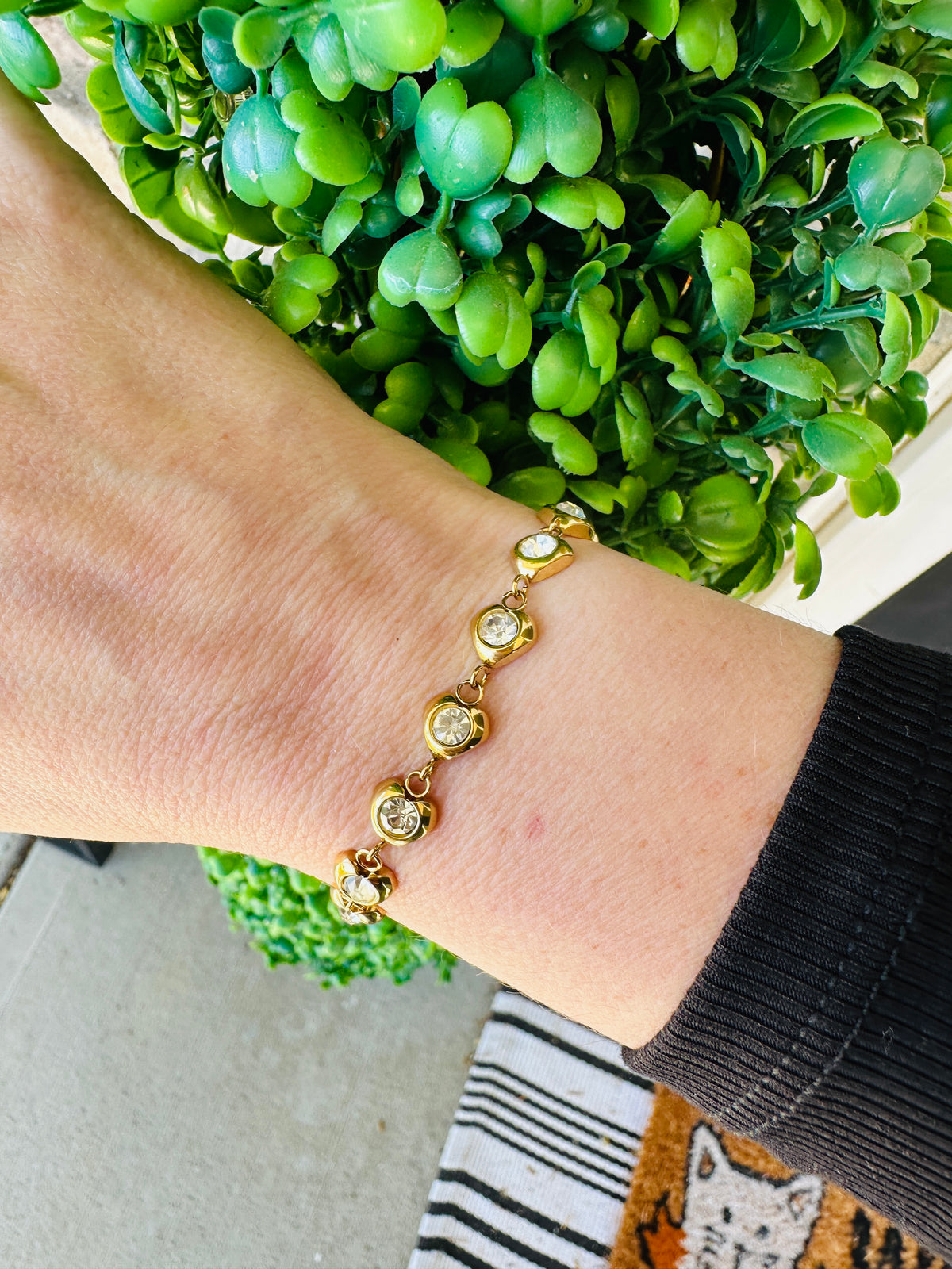 Juliette Crystal Heart Bracelet