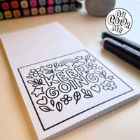 Mini Coloring Book Inspiring Doodles