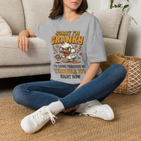 Cranky Duck T-Shirt — "Sorry I’m Cranky" Retro Cartoon Graphic