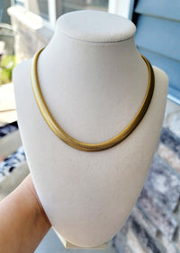 Sienna Waterproof Herringbone Necklace