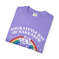 Sarcastic Raccoon T-Shirt — "Your Little Ray of Sarcastic Sunshine Has Arrived"