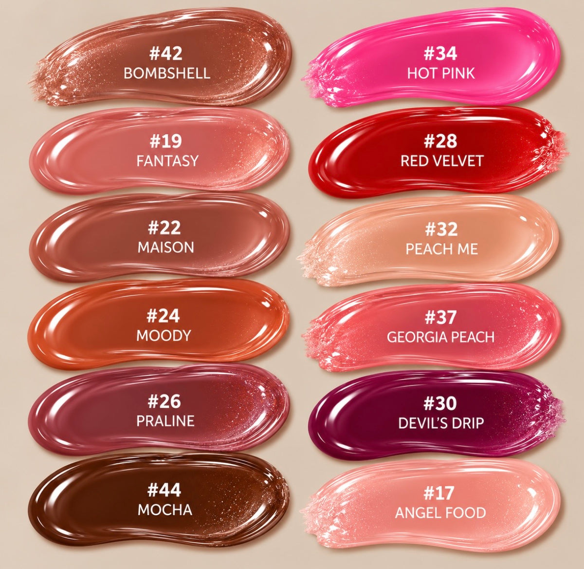 Tulip Beauty Luxury Color Lip Gloss | Cruelty-Free