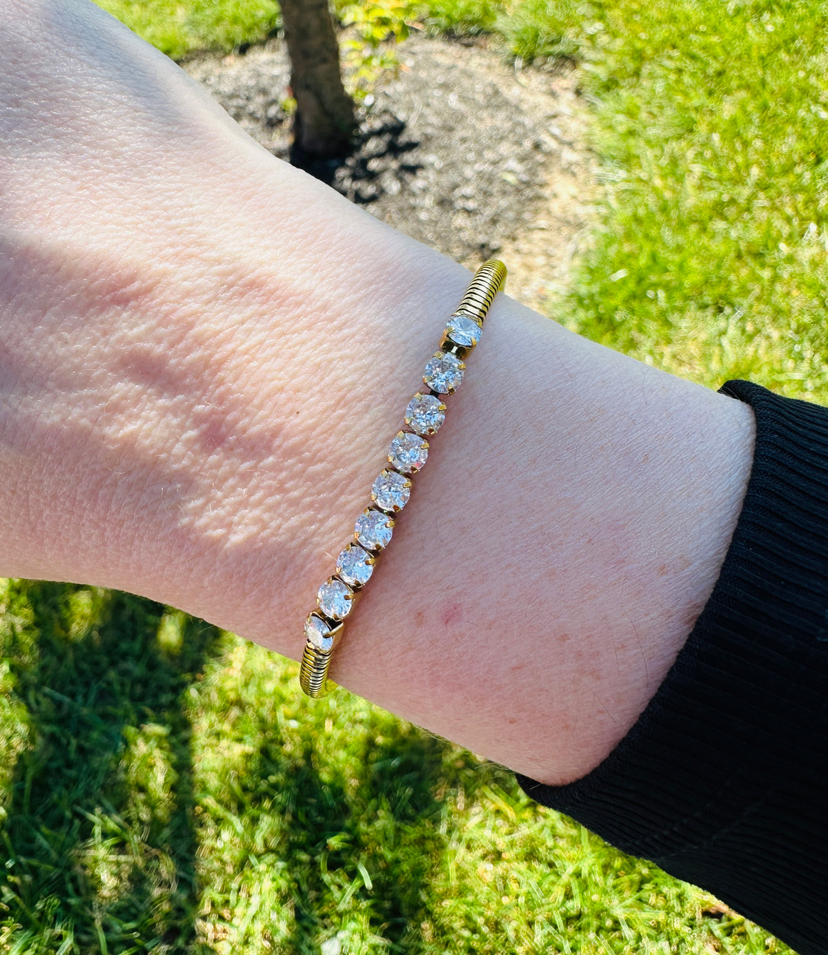 Solenne Waterproof Crystal Bracelet
