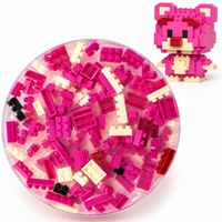 Pink Character Building Block Picky Pad – Pick, Build & Create