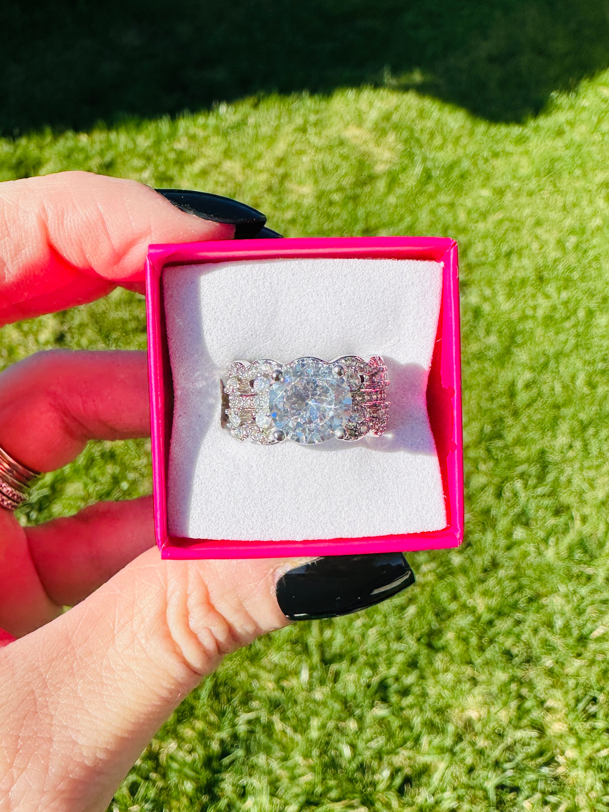Virella Luxe Pavé Statement Ring