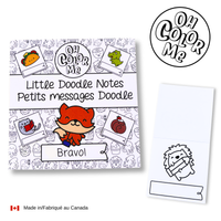 Mini Coloring Book Little Doodle Notes
