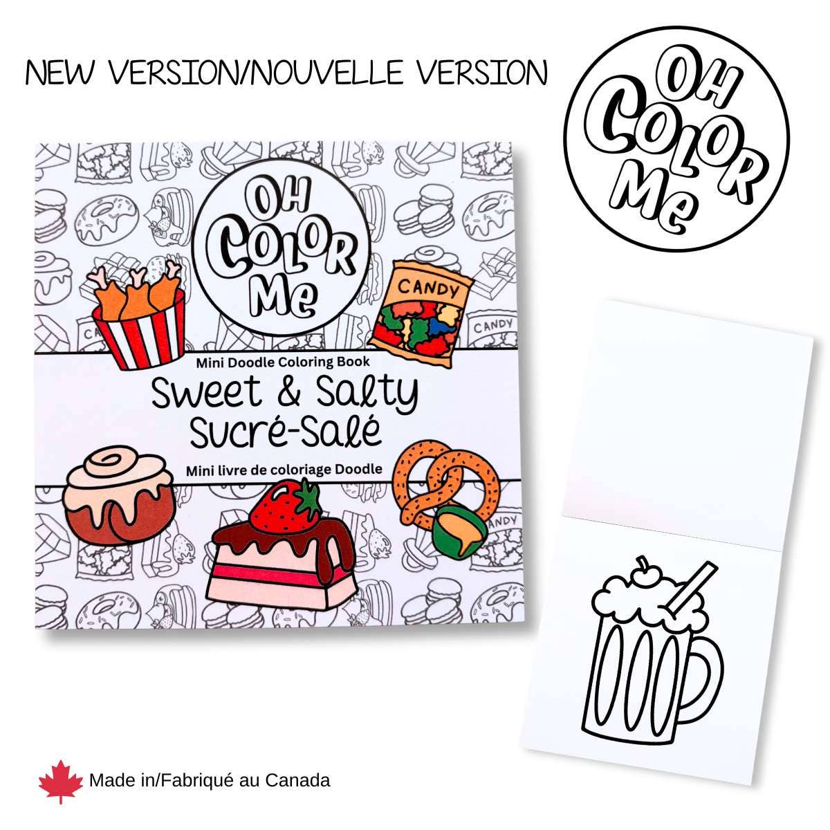 Mini Coloring Book Sweet & Salty