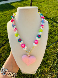 Candy Heart Crush Necklace