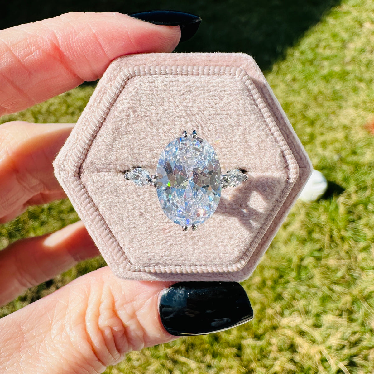 Isla Oval Marquise Ring