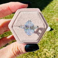 Isla Oval Marquise Ring