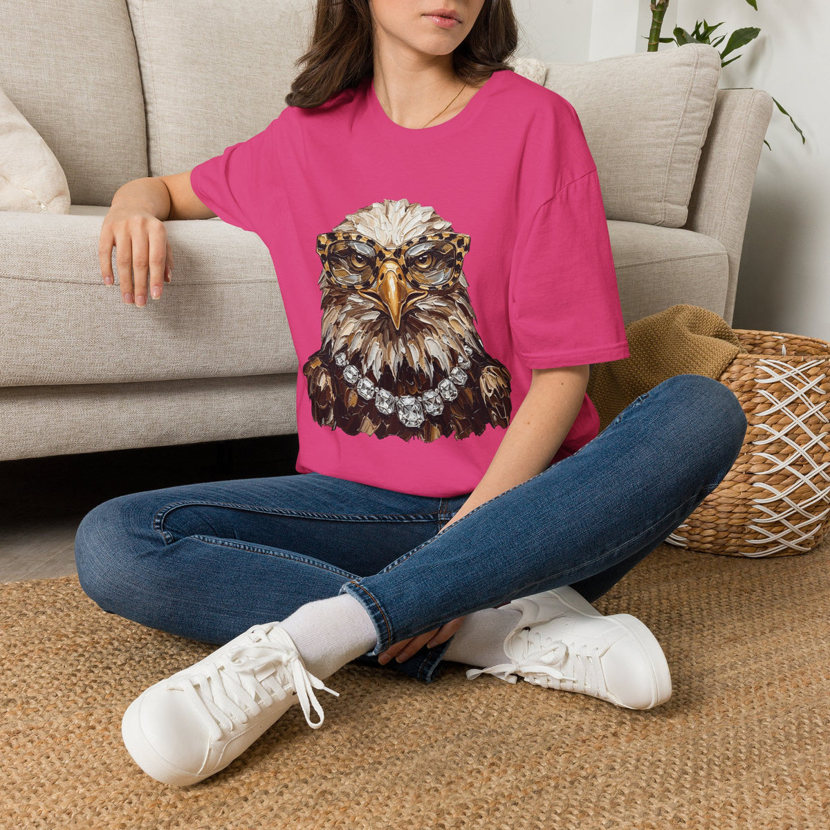 Eagle Portrait T-Shirt — Bold Realistic Bald Eagle Graphic Tee