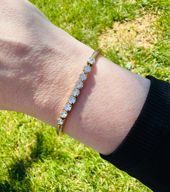 Solenne Waterproof Crystal Bracelet