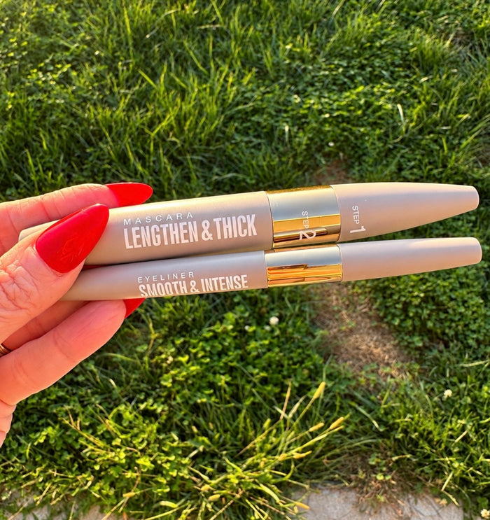 Tulip Beauty Lash Duo | 4D Waterproof Tubing Mascara + Precision Eyeliner