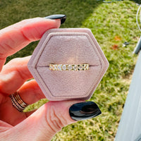 Forever Love Eternity Band- Gold