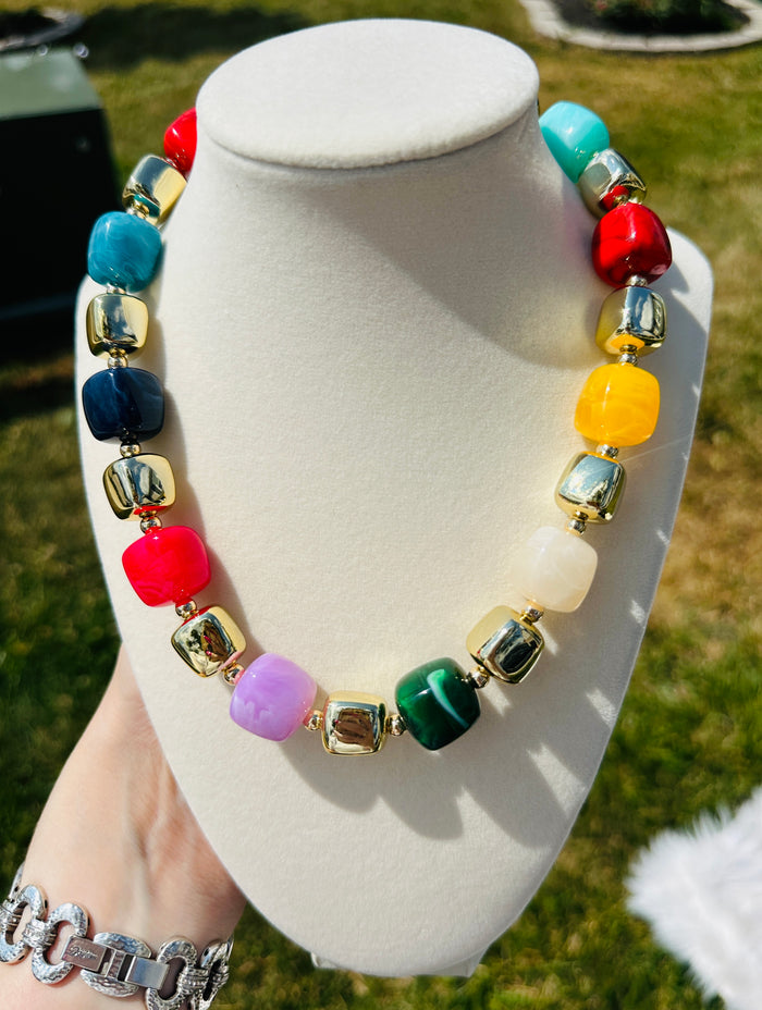 Jewel Box Beaded Necklace PREORDER