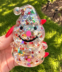 Glitter Christmas Maltose Squishy – Trees & Snowmen