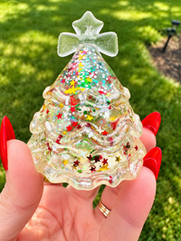 Glitter Christmas Maltose Squishy – Trees & Snowmen