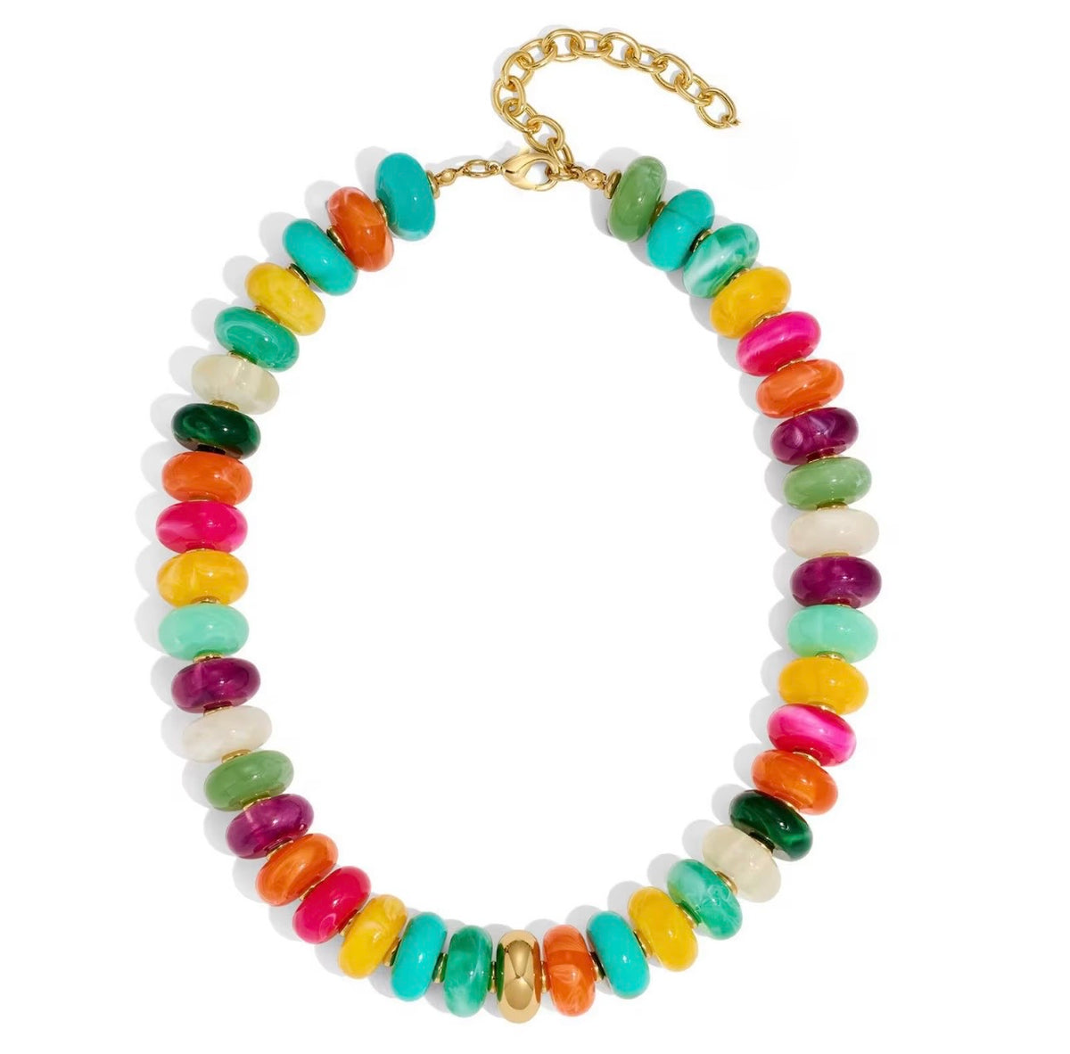 Confetti Colorful Beaded Necklace