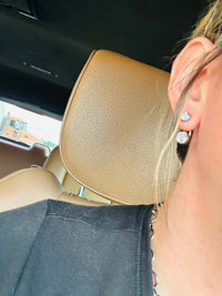 Celeste Crystal Ear Jacket Earrings-Silver