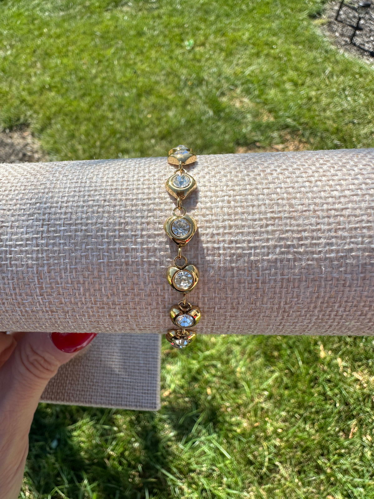 Juliette Crystal Heart Bracelet