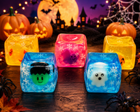 Glow-in-the-Dark Halloween Sensory Cube – Squishy Fidget Toy
