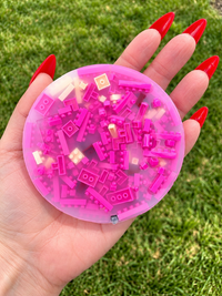Pink Character Building Block Picky Pad – Pick, Build & Create