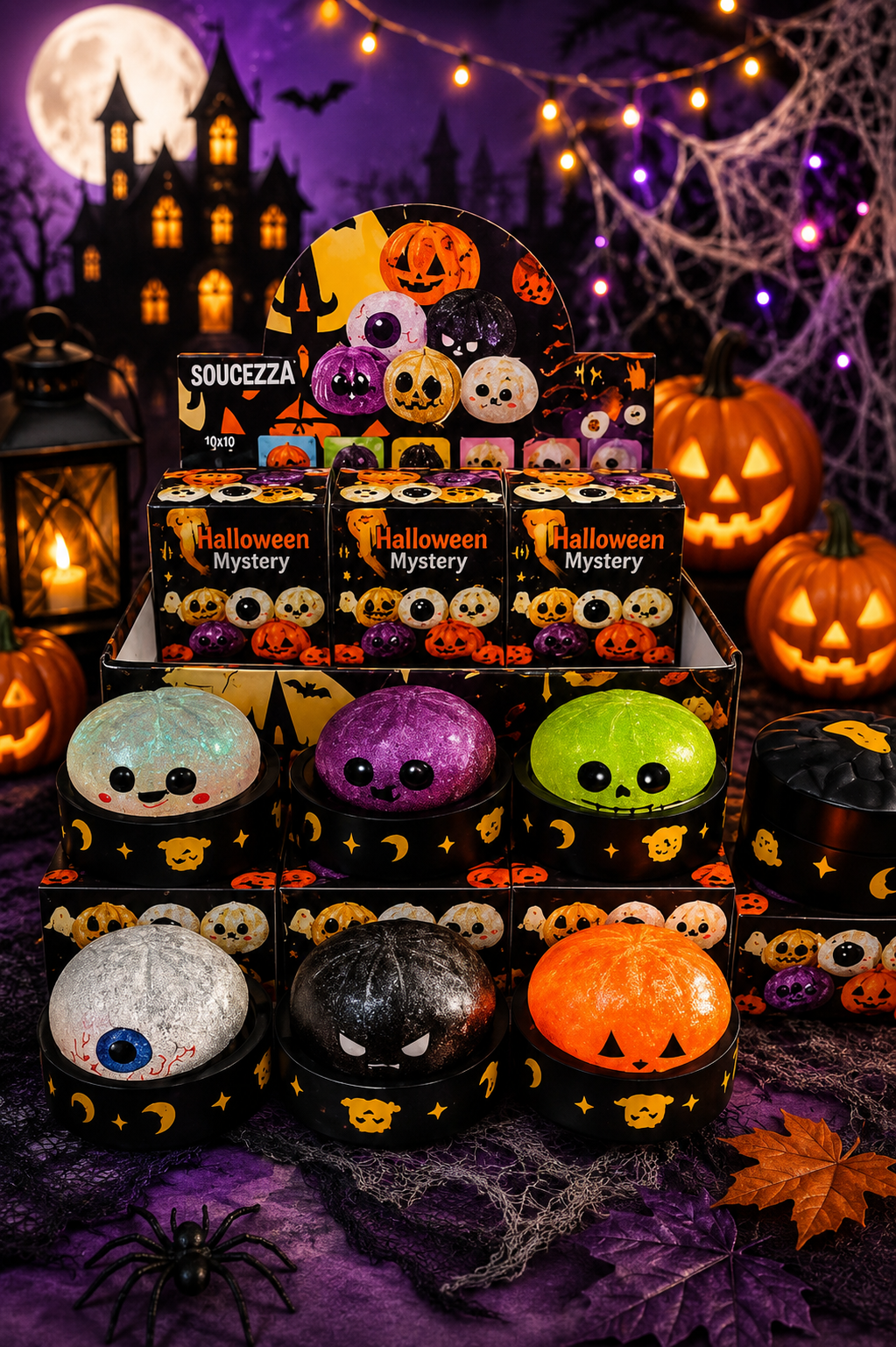 Halloween Mystery Maltose Squishy – Slow Rising Surprise Collection