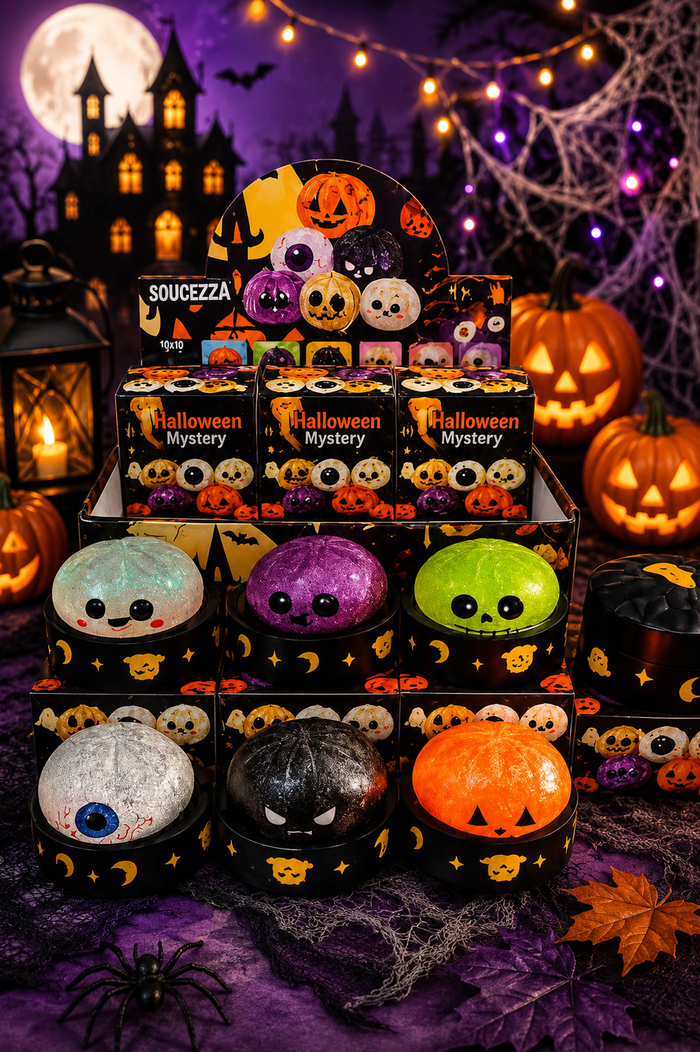 Halloween Mystery Maltose Squishy – Slow Rising Surprise Collection