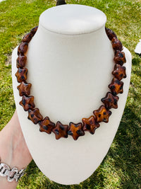 Starlit Canyon Tortoise Star Beaded Necklace