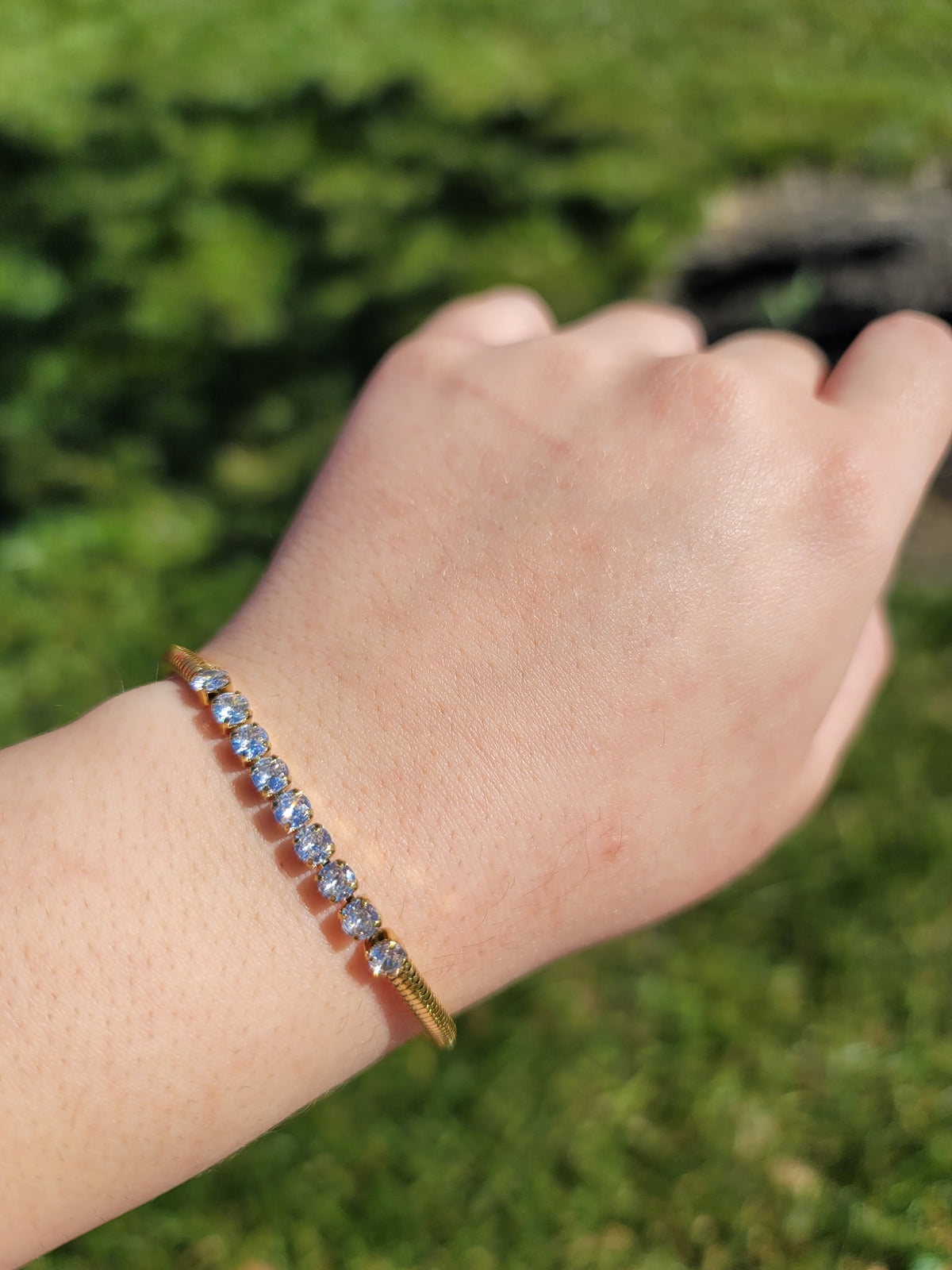 Solenne Waterproof Crystal Bracelet