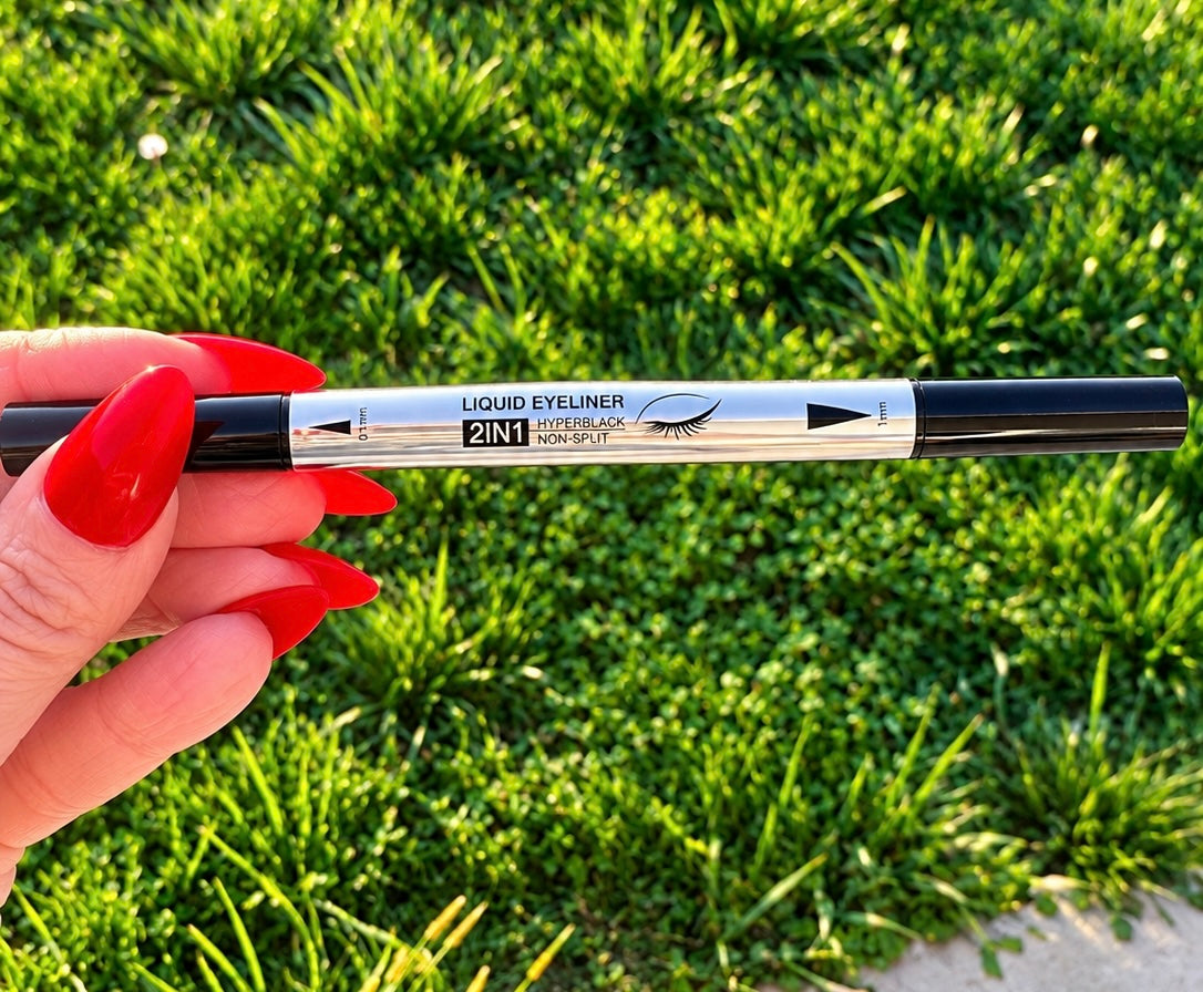 Tulip Beauty 2-in-1 Waterproof Liquid Eyeliner | Cruelty-Free
