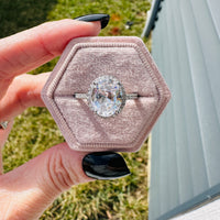 Everleigh Oval Halo Ring