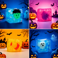 Glow-in-the-Dark Halloween Sensory Cube – Squishy Fidget Toy