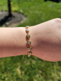 Juliette Crystal Heart Bracelet