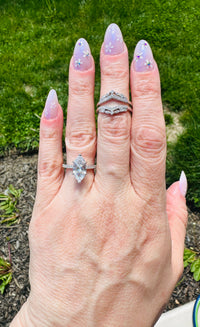 Violetta Luxe Marquise Stack Ring Set